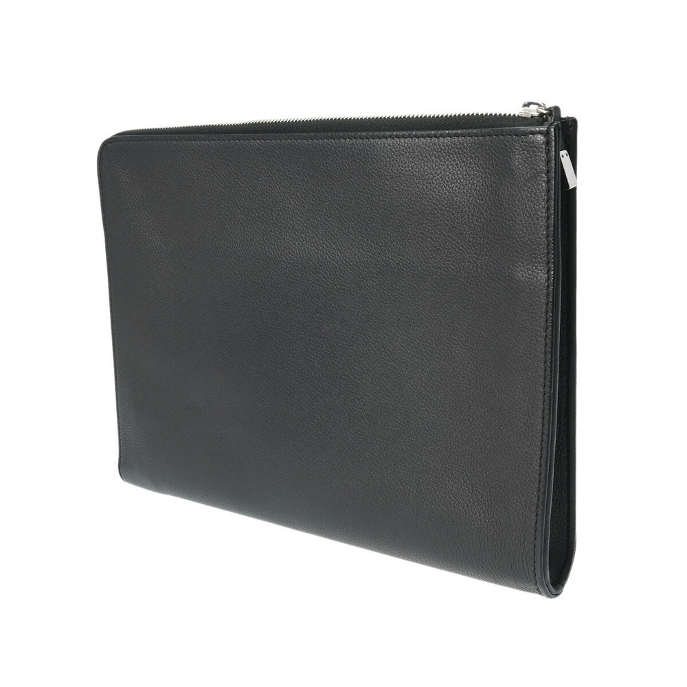 Dior Bag Clutch Black Homme Leather